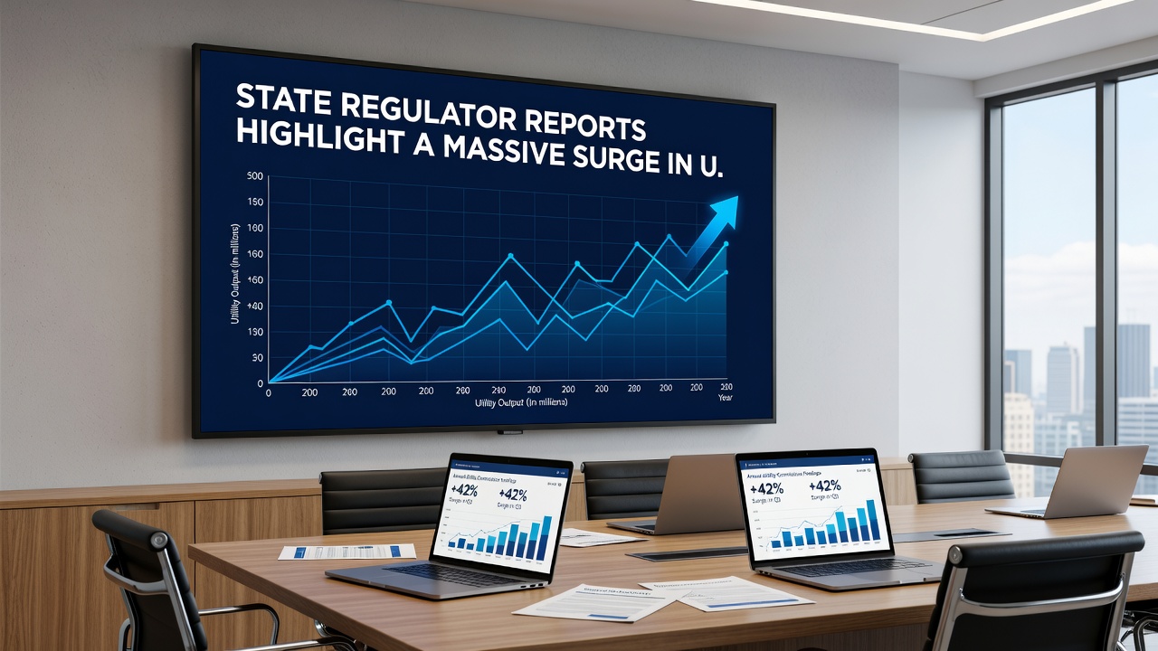 Regulatory charts comparing year-over-year sports betting handle growth in key U.S. states